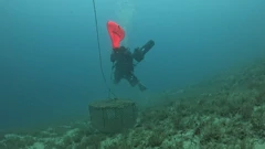 Izvlačenje odbačenih vrša zahtjevan je ronilački posao , Foto: HTV/HRT