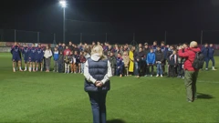 Vatreni s djecom koja imaju dijabetes, Foto: HTV/HRT