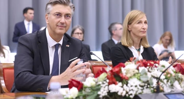 Andrej Plenković and Nataša Mikuš Žigman