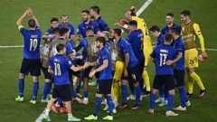 Slavlje Talijana nakon pobjede nad Švicarskom