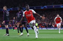 Bukayo Saka slavi pogodak, Foto: Matthew Childs/Action Images via Reuters