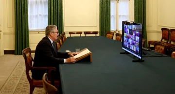 Britanski premijer Keir Starmer na videopozivu