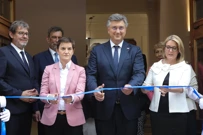 Ana Brnabić i Andrej Plenković na otvorenju Hrvatskog doma - Matice, Foto: Dubravka Petric/PIXSELL