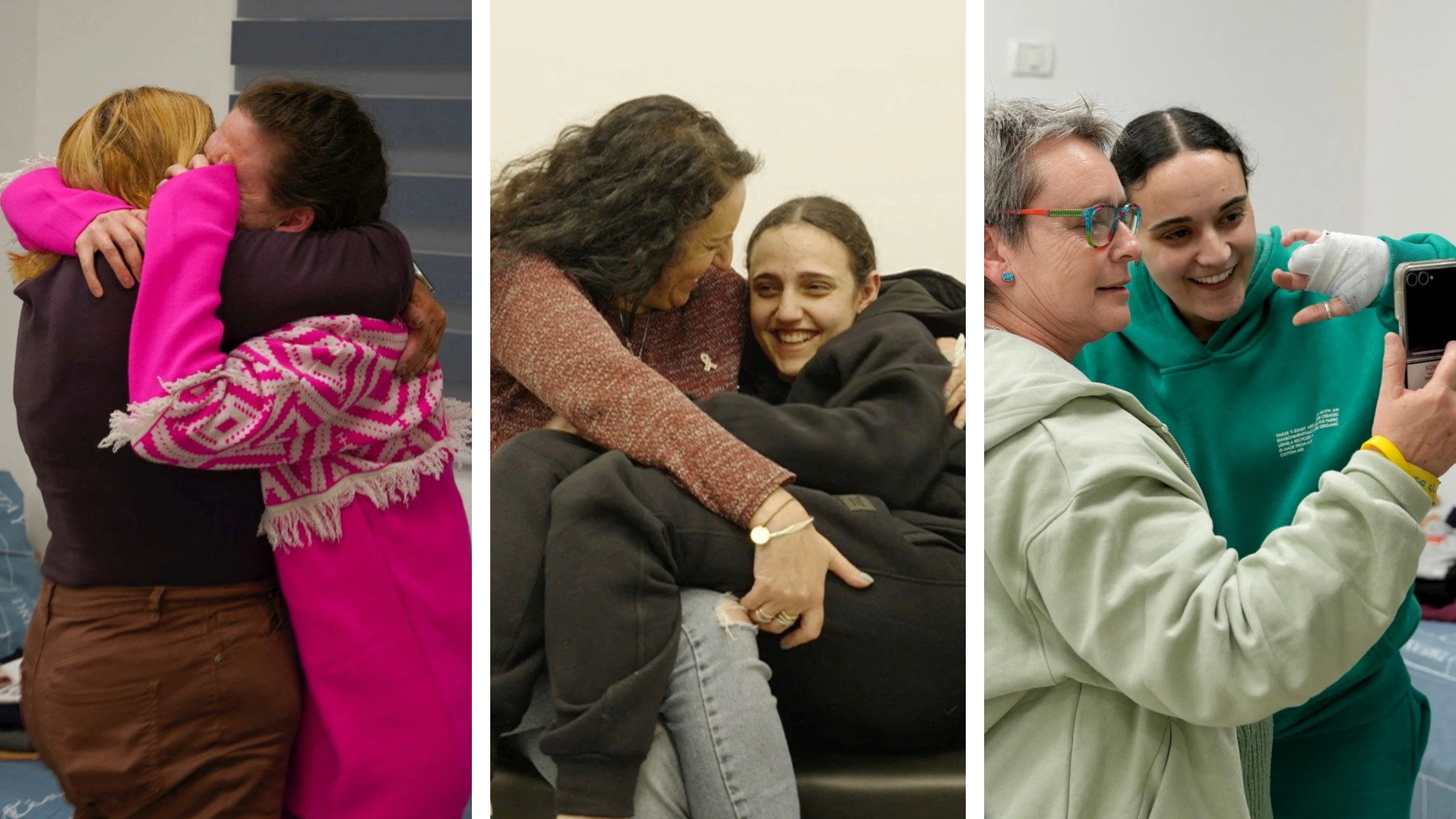 Oslobođene taokinje nakon 471 dana u zagrljaju s najmilijima