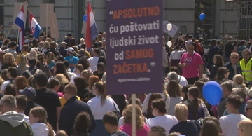 Hod za život u Zagrebu