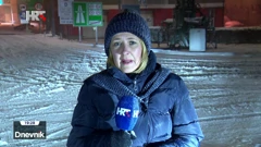 U Gorskom kotaru pada snijeg