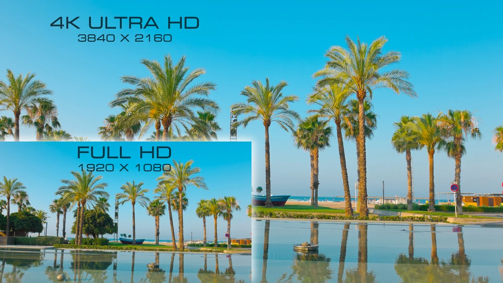Ilustracija Full HD vs UHD