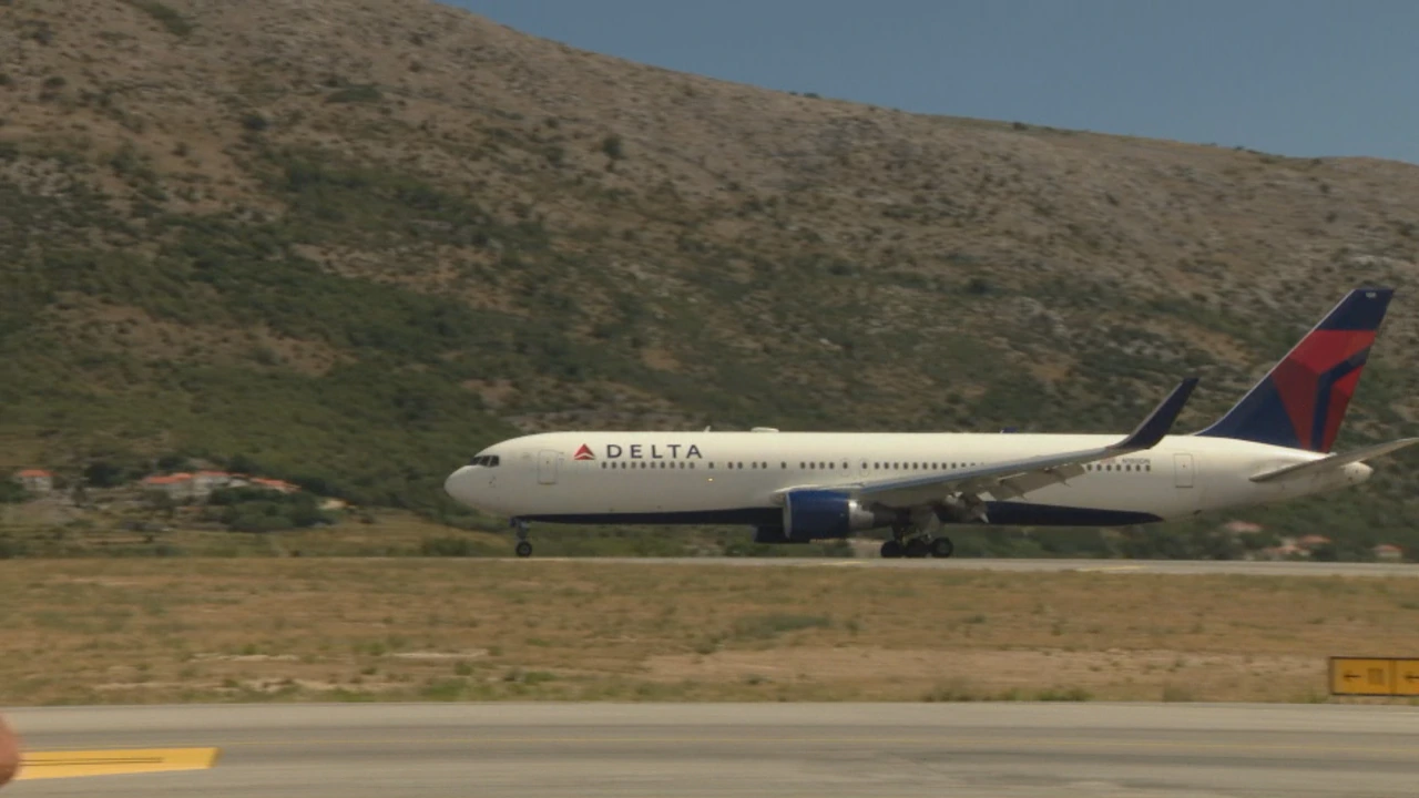 U Dubrovnik sletio zrakoplov Delta Airlinesa, Foto: Sandra Lacković/Dnevnik/HRT
