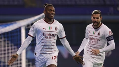 Rafael Leao slavi drugi gol Milana Dinamu na Maksimiru