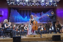 Monika Leskovar, Pascal Rophé, Simfonijski orkestar HRT-a, Foto: Jasenko Rasol/HRT