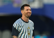 Lionel Messi na zagrijavanju, Foto: Sam Navarro/IMAGN IMAGES via Reuters