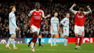  Arsenal - Brentford, Bukayo Saka i Martin Odegaard 