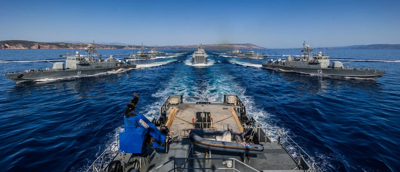 Svečani mimoplov HRM-a, Foto:  Zvonimir Barisin /Pixsell