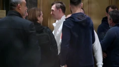 Mario Mandžukić na okupljanju uoči puta za Dohu