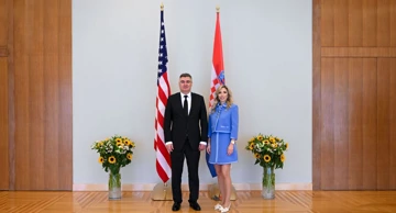 President Milanović and US Ambassador McGraw