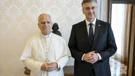 Plenkovic y papa Leon XIV 