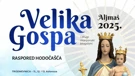 plakat blagdan Velike Gospe u Aljmašu