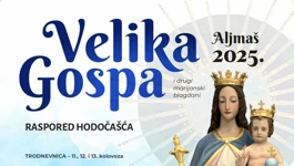 plakat blagdan Velike Gospe u Aljmašu