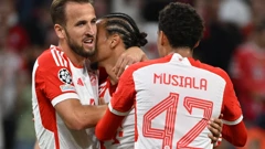 Igrači Bayerna slave pogodak Manchester Unitedu