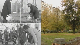 Park mladenaca, arhivske snimke 