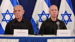 Izrelski premijer Benjamin Netanyahu i ministar obrane Yoav Gallant 