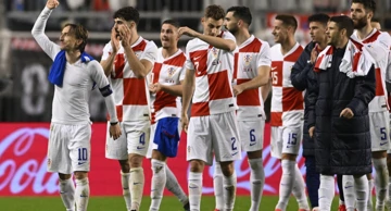 Slavlje hrvatskih nogometaša