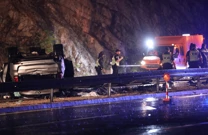 Sudar dva vozila na autocesti A1 kod izlaza Ravča u smjeru Dubrovnika, Foto:  Ivo Cagalj/PIXSELL