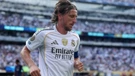 Luka Modrić in his final match for real Madrid  
