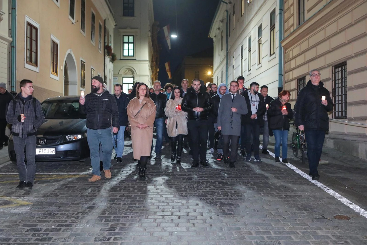 Prosvjed u Zagrebu, Foto:  Tomislav Miletic /PIXSELL
