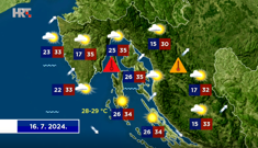Vremenska prognoza, Foto: Dnevnik/HRT