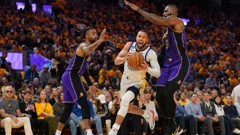  Stephen Curry, D'Angelo Russell, LeBron James 