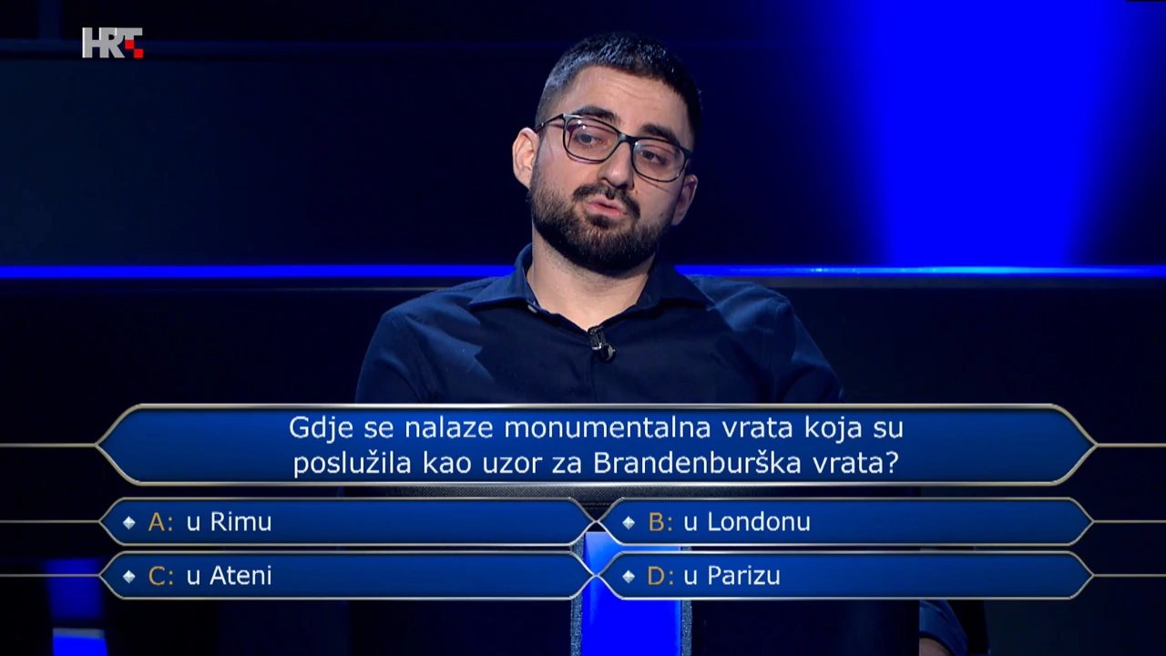 Marin Pažanin  , Foto:  Tko želi biti milijunaš?/HRT