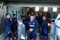 Zagrijavanje igrača Hajduka, Foto: Goran Kovacic /PIXSELL