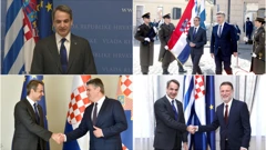 Kyriakos Mitsotakis, Andrej Plenković, Zoran Milanović i Gordan Jandroković