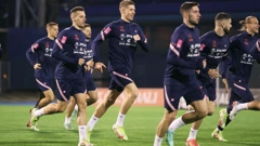 Trening hrvatske nogometne reprezentacije