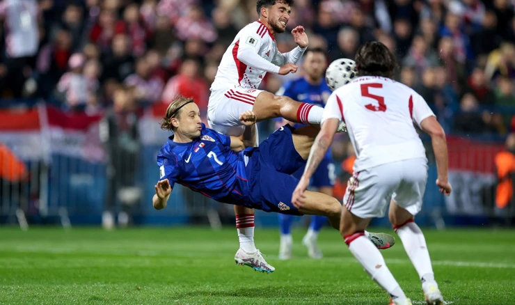 Lovro Majer u utakmici protiv Gibraltara