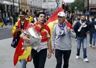 Navijači Reala na Piccadilly Circusu, Foto: John Sibley/Action Images via Reuters