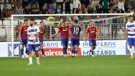 Proslava pogotka Hajduka na Opus Areni