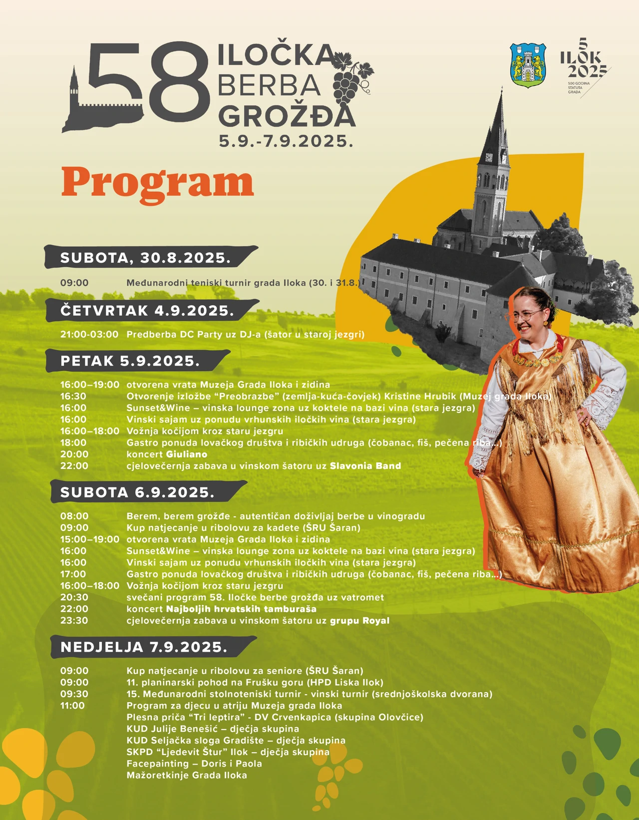 plakat Iločke berbe grožđa