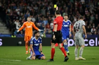 Moharrami nakon što je skrivio kazneni udarac, Foto: Luka Stanzl/PIXSELL