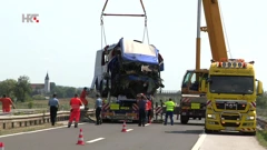 Nesreća poljskog autobusa kod Brezničkog Huma, Foto: HTV/HRT