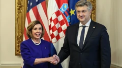 Nancy Pelosi und Andrej Plenković