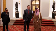 David Cameron i princ Faisal bin Farhan Al Saud