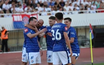 Slavlje Dinama nakon gola Hoxhe, Foto: Vojko Bašić/CROPIX