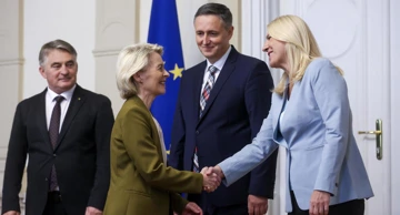 Ursula von der Leyen sastala se s članovima Predsjedništva BiH 