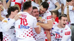Slavlje hrvatskih rukometaša