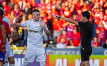 Dario Marešić i sudac Agajev, Foto: Rafal Baranski/FORUM/PIXSELL