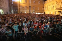 Praćenje finala u Rijeci, Foto: Goran Kovacic /PIXSELL