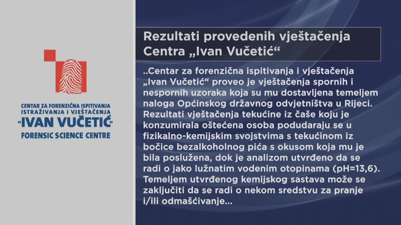 Rezultati provedenih vještačenja Centra „Ivan Vučetić“