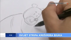Krešimir Biuk crta stripove